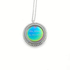 Personalized Screw Cap Pet Memorial Pendant with Name Plate