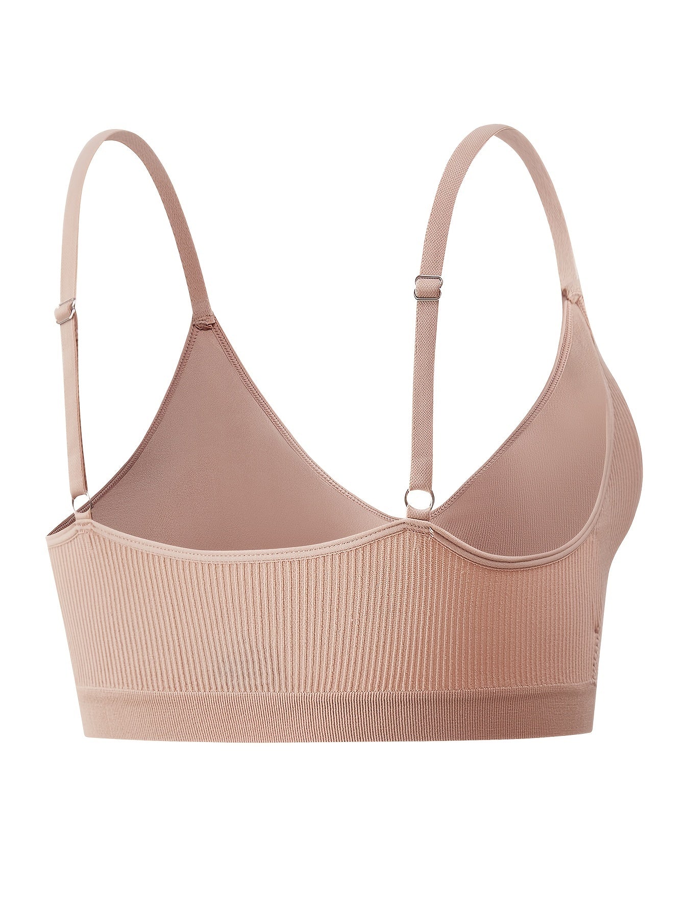 Textured Solid Wireless Bras Women's Intimates Lingerie
