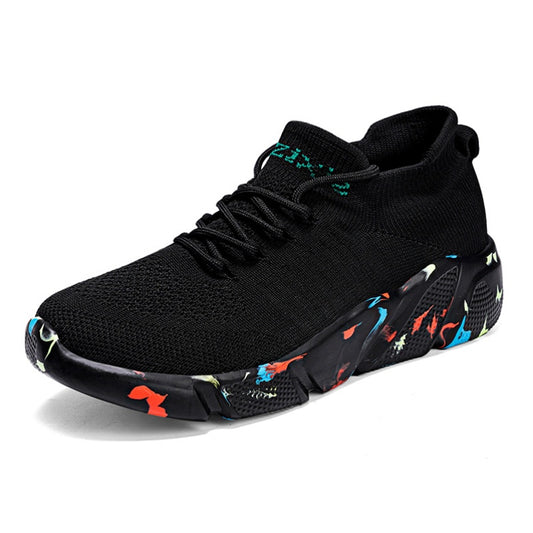 Men's Slip on Sneakers with Shoelaces Lightweight and Breathable
