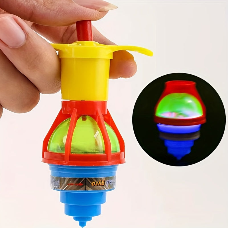 2pcs LED Flash Spinning Toys Glow Spinning Top Party Supplies