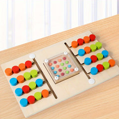 Wooden Logic Game for 2 Players, Improve Classification Cognition