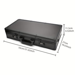 Hairdressing Tool Storage Box Aluminum Carrying Case Makeup Organizer