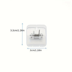 4pcs Colorful Square Plastic Clips for Document Storage Office Supplies