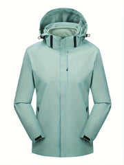 Women's 3-in-1 Outdoor Jacket: Waterproof, Windproof Hard Shell & Fleece Inner