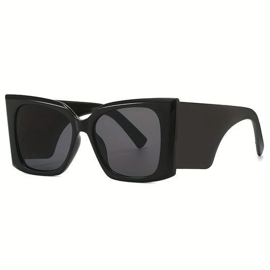 Men's Large Frame Sunglasses Street Photography Holiday Party Glasses Bag