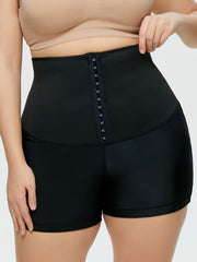  Shapewear High Rise Front Buckle Stretch Shorts