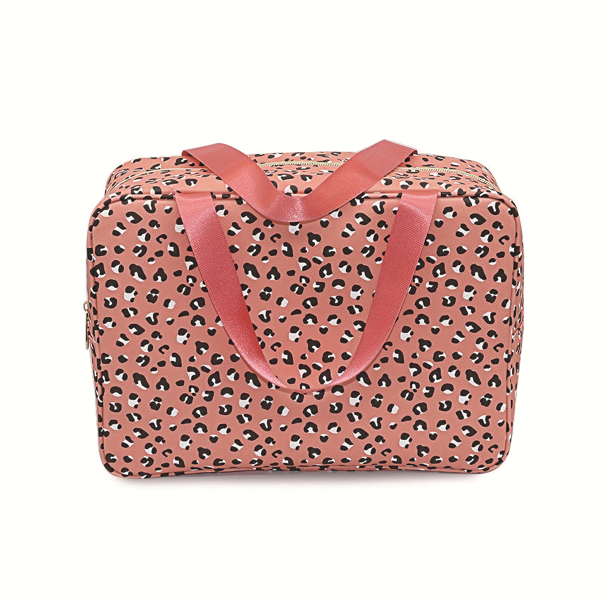 Leopard Print Makeup Bag Waterproof Toiletries Bag