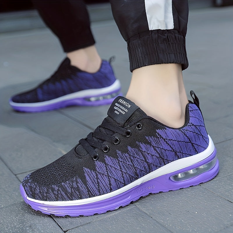 Men's Air Cushioned Breathable Sneakers - Spring/Summer