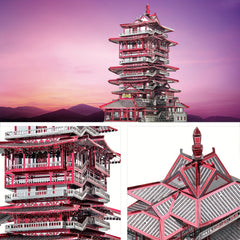 Piececool 3D Metal Puzzle Yuewang Tower Model Kit