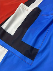 Women's Plus Colorblock Long Sleeve Maxi Dress
