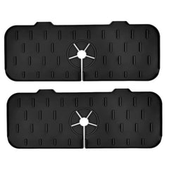 Silicone Sink Splash Drying Mat Faucet Drip Protector Sink Drain Mat