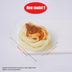 PVC Noodle Showcase with Realistic Textures & Vibrant Colors