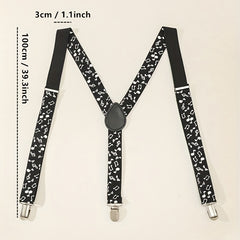 Men's Preppy Stretch Elastic Suspenders for Daily Wear