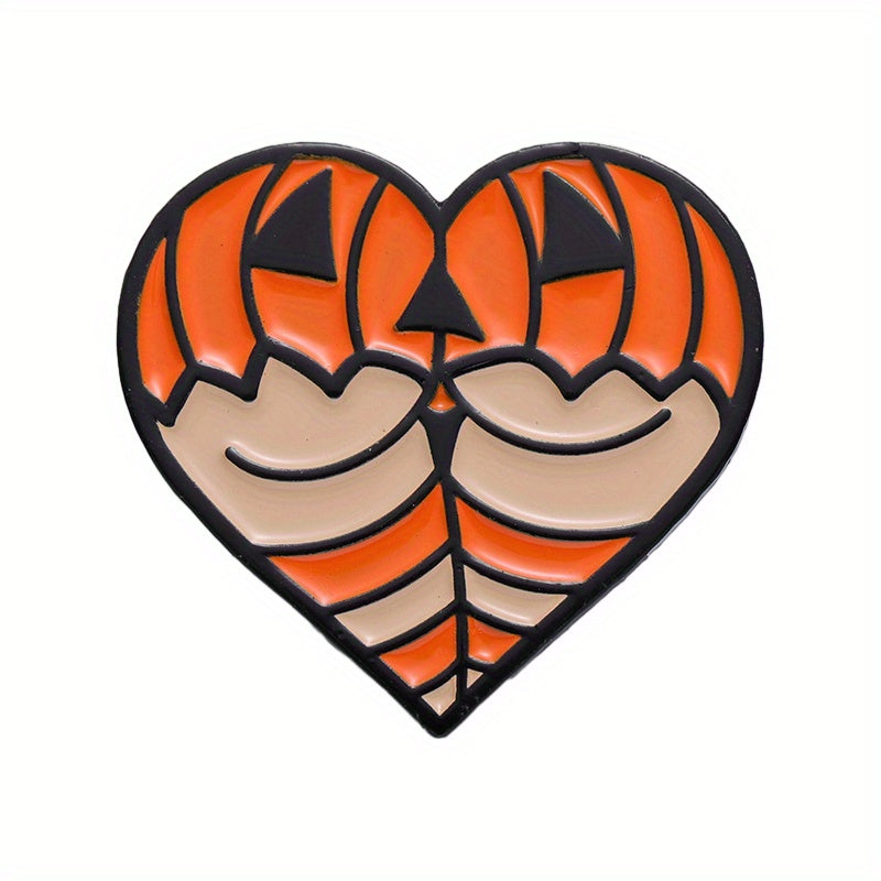 Halloween Sexy Butts Enamel Pins Heart Shaped Costume Brooches