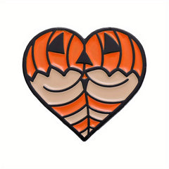 Halloween Sexy Butts Enamel Pins Heart Shaped Costume Brooches