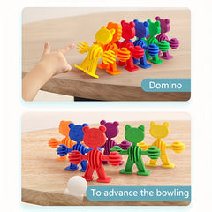 Large Animal Building Blocks Set for Kids, 60pcs