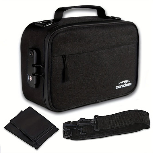 Travel Storage Box With Combination Lock Large Capacity Crossbody Bag
