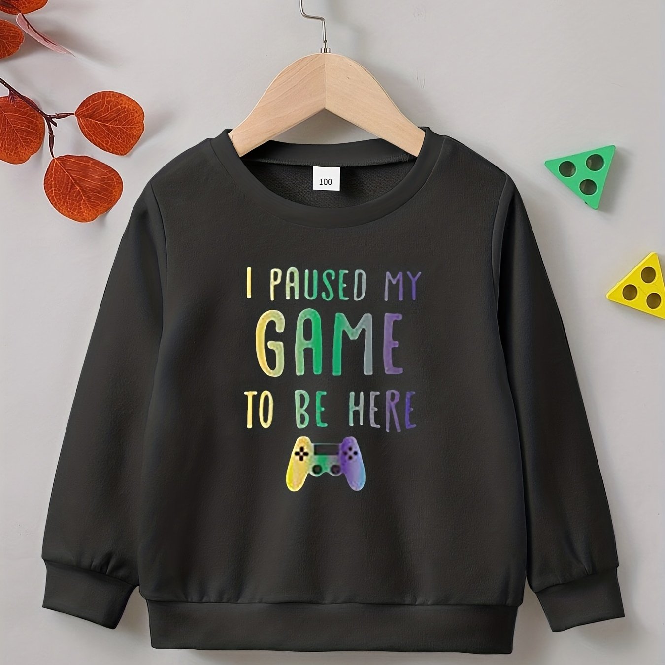 Gradient Letter I Boys Sweatshirt