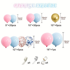 130pcs Pink Balloon Garland Arch Kit Baby Shower Gender Reveal Decorations
