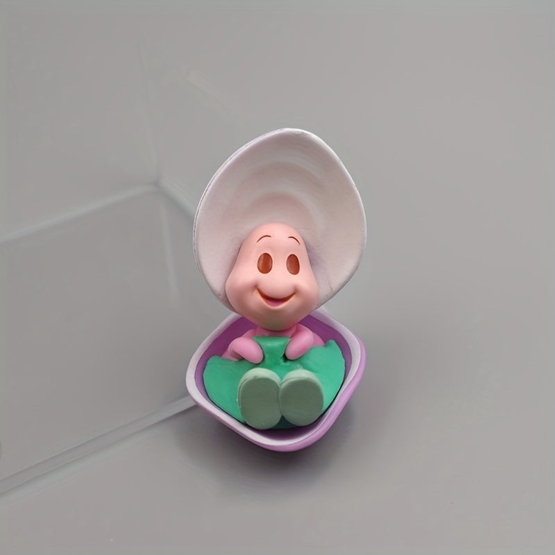 3pcs Oyster Collection Dolls Shell Dolls Cake Decorations