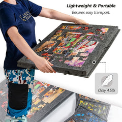 Portable Puzzle Board 1000pcs with Drawer Storage