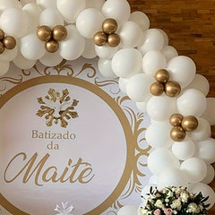 115pcs Golden Balloon Garland Set Wedding Birthday Christmas Decoration
