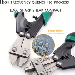 Mini Bolt Cutter 8 inch Heavy Duty Wire Cable Cutter