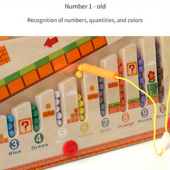 Magnetic Mushroom House Puzzle Sorting Board for Kids