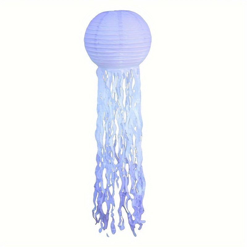 Jellyfish Lantern DIY Strap Beard Gradient Lantern Museum Decor Supplies