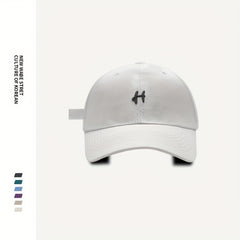 Embroidery Cotton Baseball Cap Solid Casual Couple Dad Hats Unisex
