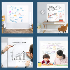 Whiteboard Wall Sticker Magnetic Dry Erase Board 4pcs