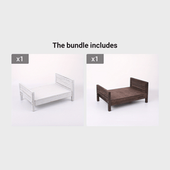 Newborn Photography Props Baby Wooden Bed Children Shooting Props
