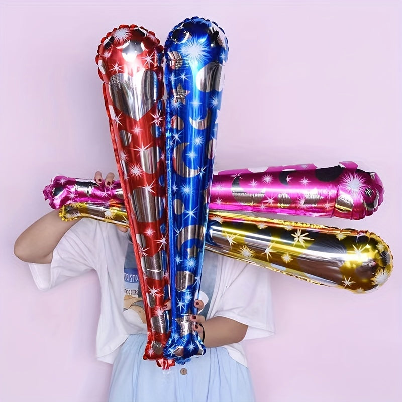 4pcs Aluminum Film Handheld Balloon Toys for Parties