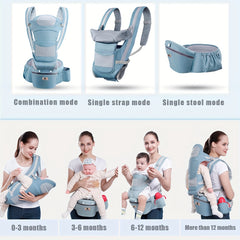 Breathable Baby Carrier 6 In 1 Ergonomic Hip Seat