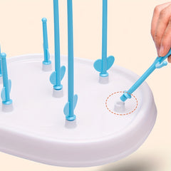 1pc Bottle Drying & Storage Rack