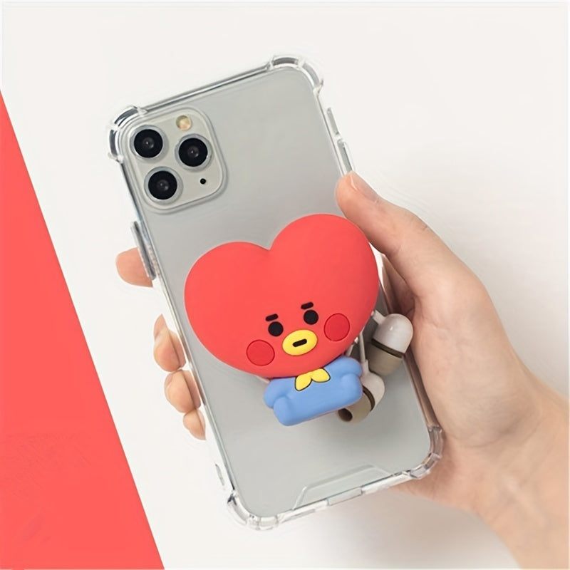 Cartoon Three Stage Telescopic Airbag Phone Holder