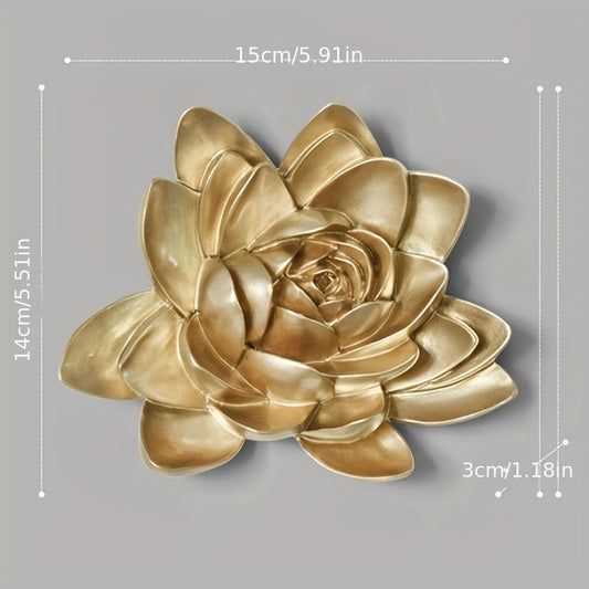 Resin Flower Wall Decorations for TV Background Wall