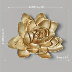 Resin Flower Wall Decorations for TV Background Wall