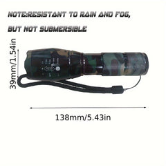 Adjustable Focus Flashlight for Outdoor Activities