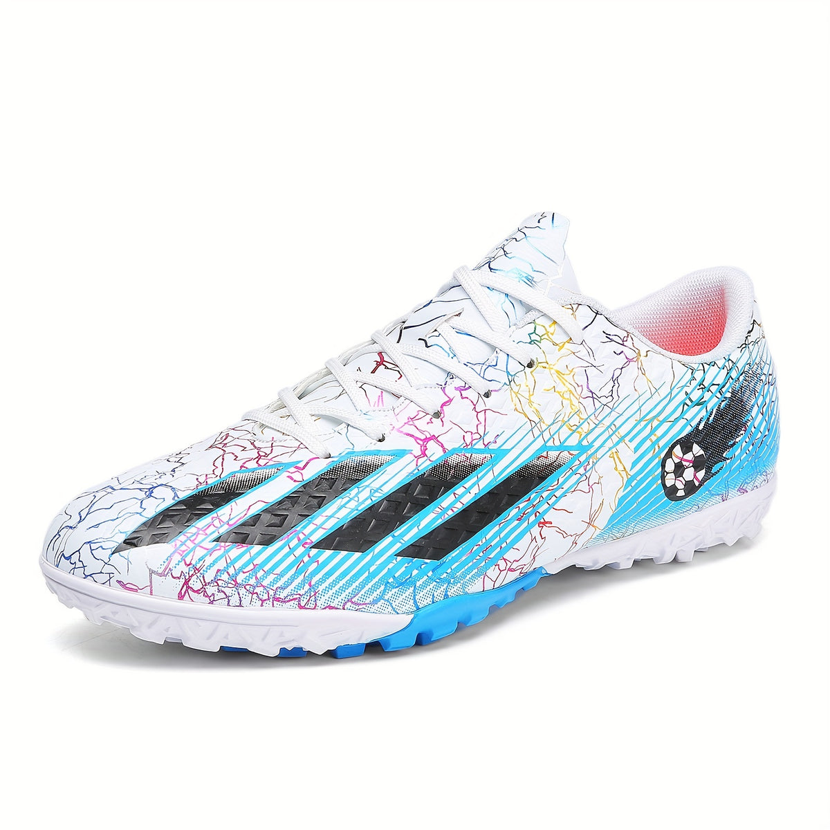 Men's Turf Football Boots Lace Up TF Soccer Cleats