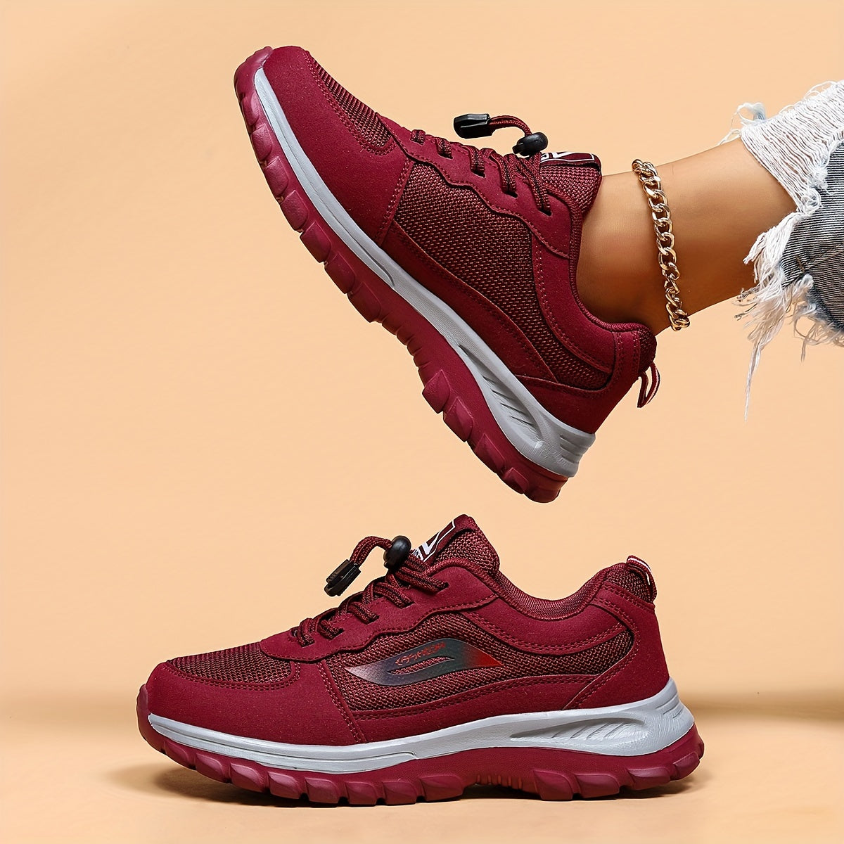 Women's Non-slip Hiking Shoes Comfortable Thick Bottom Outdoor Shoes
