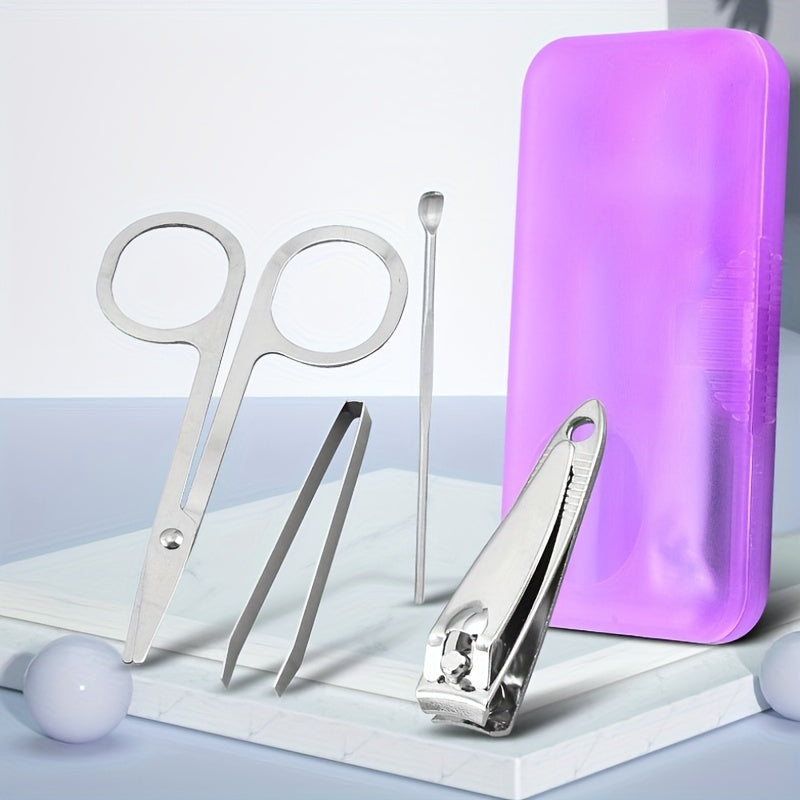 4pcs Nail Clipper Set for Perfect Manicures and Nail Art