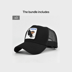 Animal Embroidery Sunshade Hip Hop Baseball Cap