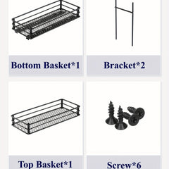 Pull Out Spice Rack Kitchen Organization