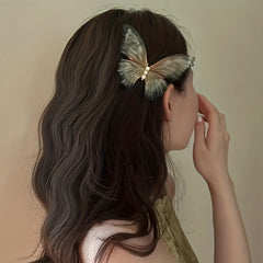 3pcs Butterfly Hair Claw Vintage Clip for Side Hair Bang Braids Women Girls