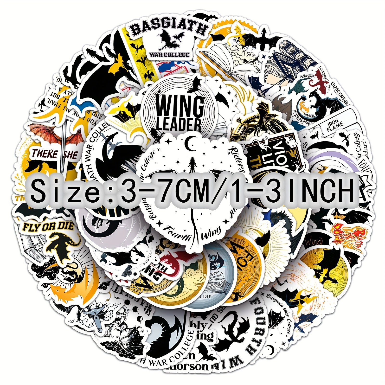 50pcs Dragon Series Graffiti Stickers Waterproof DIY Stickers