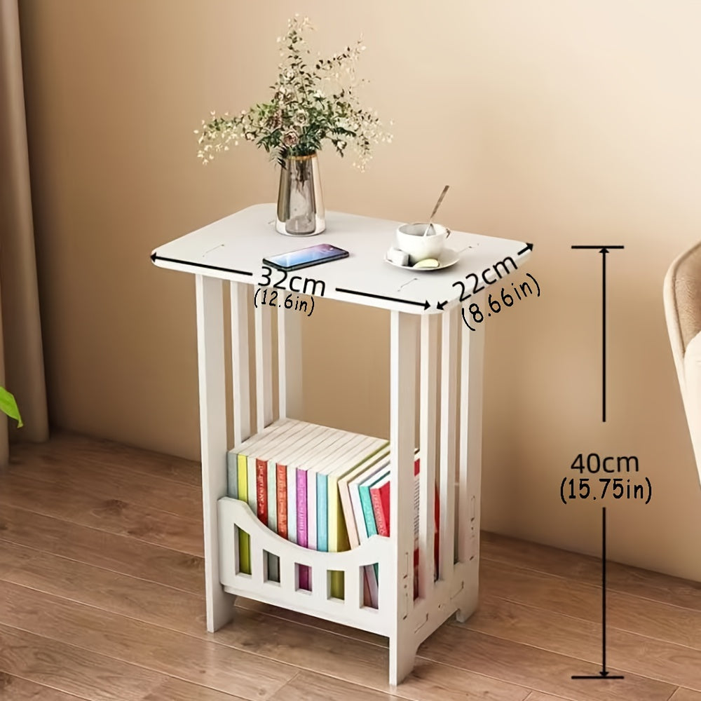 Nordic Bedside Table Mini Round Table Living Room Small Sofa Storage Cabinet