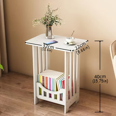 Nordic Bedside Table Mini Round Table Living Room Small Sofa Storage Cabinet
