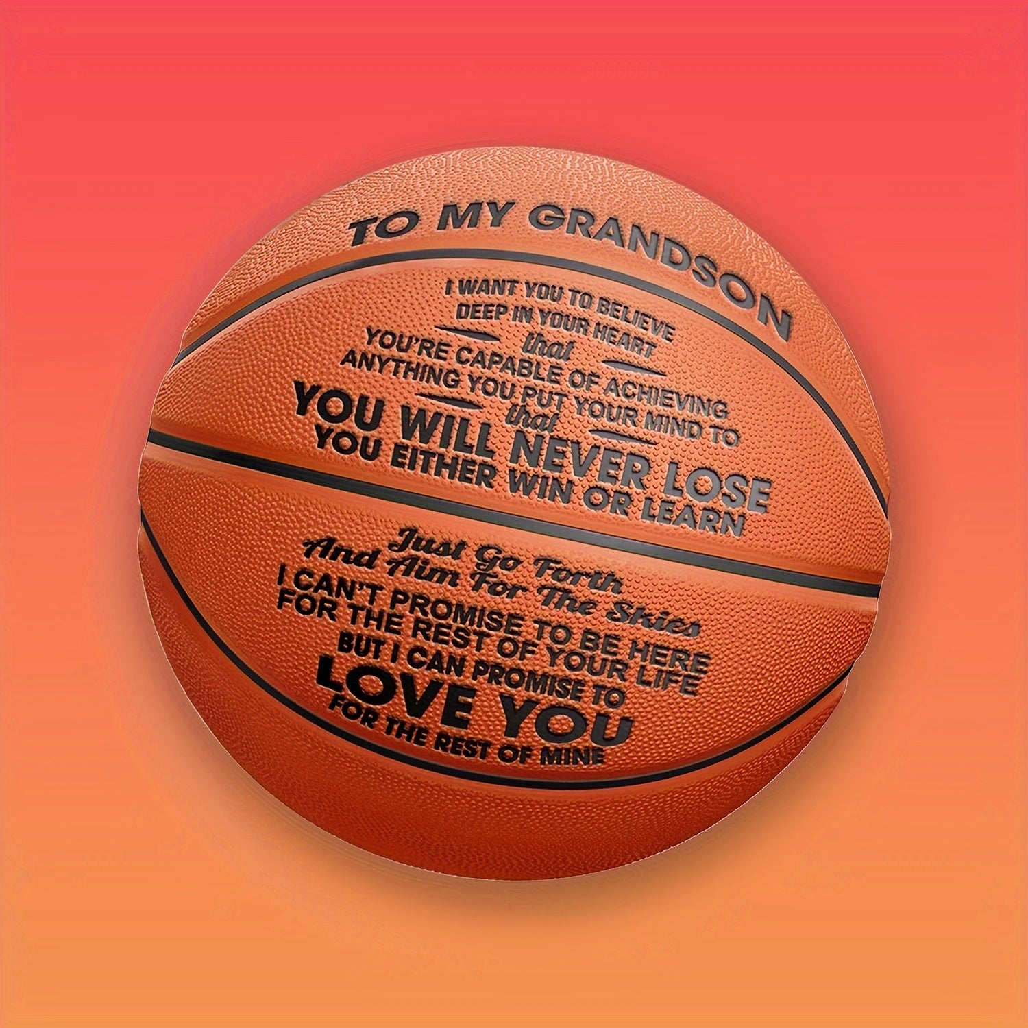 1pc Standard Basketball Gift Set with Pump for Grandson