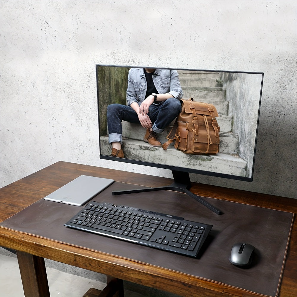 XXL Large Leather Cattle Hide Mouse Pad Gamer Computer Accessories